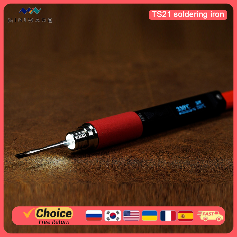 Smart Home Solution - MINIWARE TS21 100W Soldering Iron, PD3.1