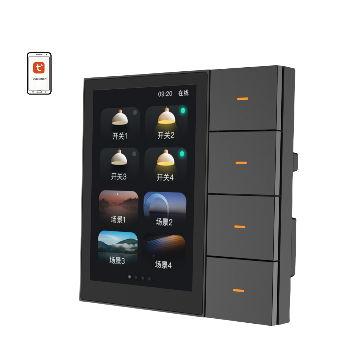 4 Gang Zigbee Smart Life Smart - Smart Home Switch ulasan dan harga