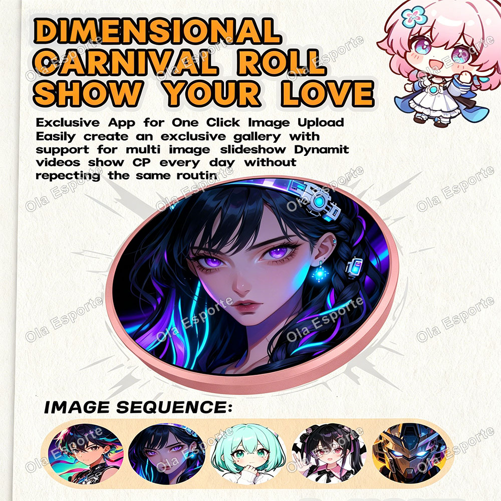 Dynamic Electronic Badge Anime - Smart Home Icon ulasan dan harga