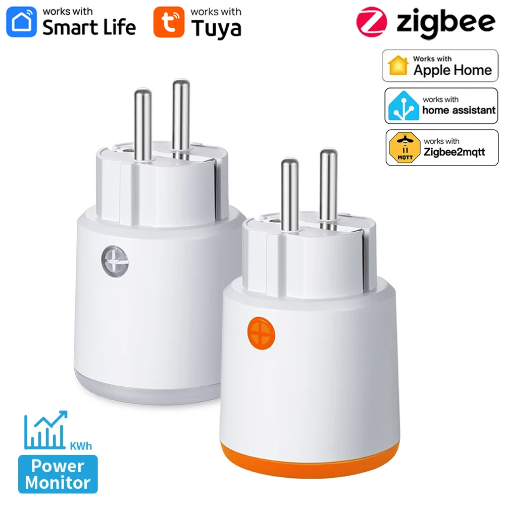 Haozee Tuya Smart Zigbee Plug  - Smart Energy Monitor ulasan dan harga