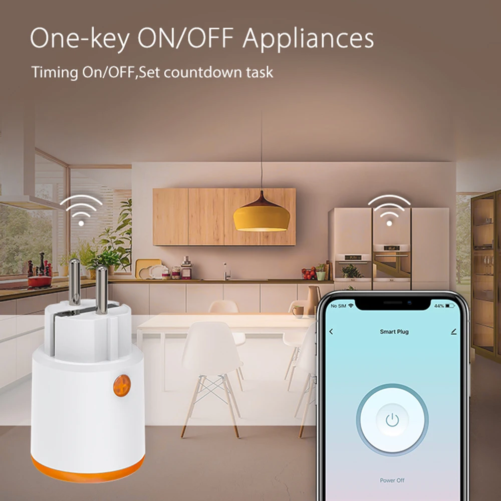Haozee Tuya Smart Zigbee Plug  - Smart Energy Monitor ulasan dan harga