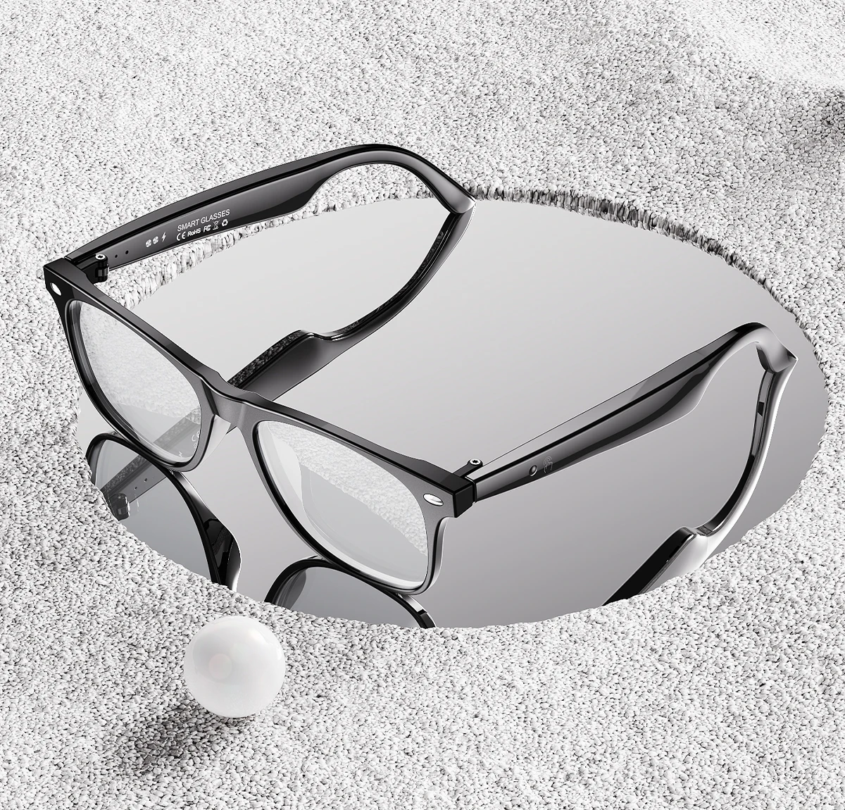 W100 Smart Glasses 134 Online  - Homesmart Online ulasan dan harga