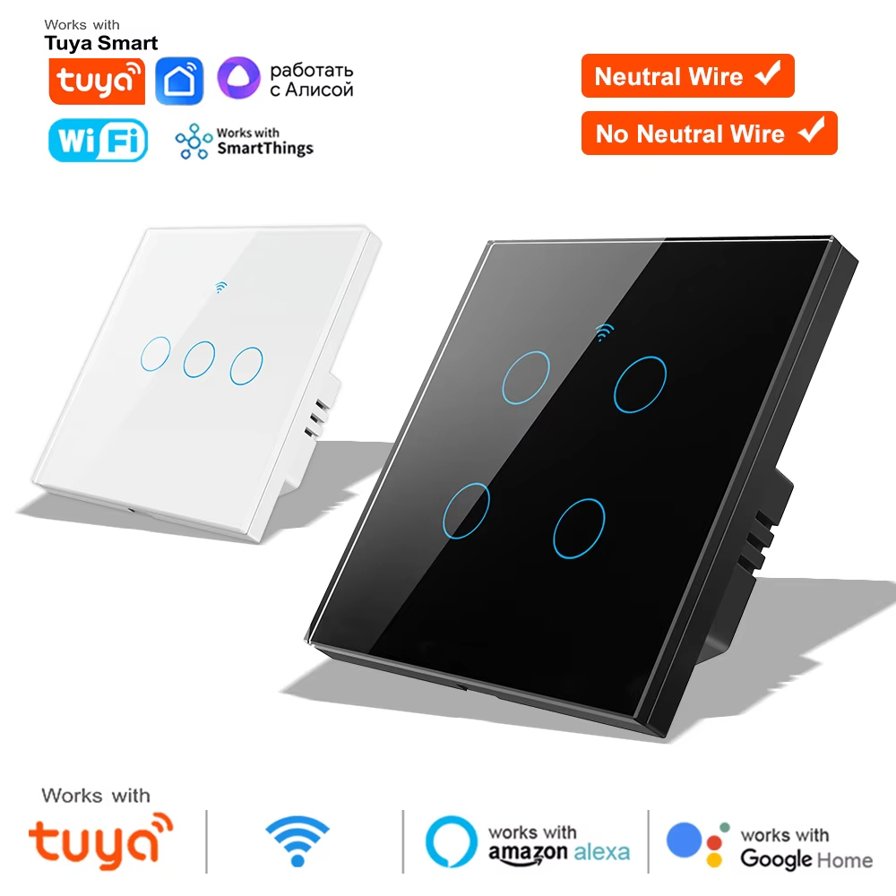 WiFi RF 433mhz Touch Wall Ligh - Smart Home Switch ulasan dan harga