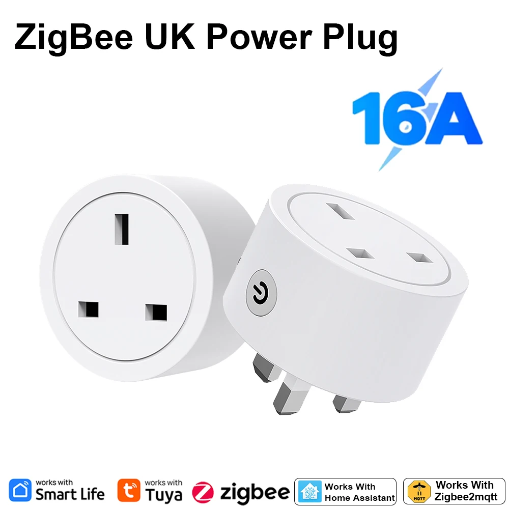 Zigbee Smart Plug 16A UK Socke - Smart Home Solution ulasan dan harga