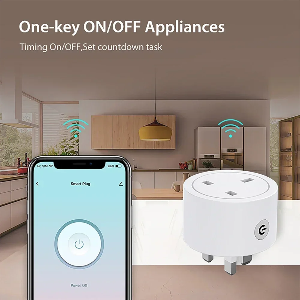 Zigbee Smart Plug 16A UK Socke - Smart Home Solution ulasan dan harga