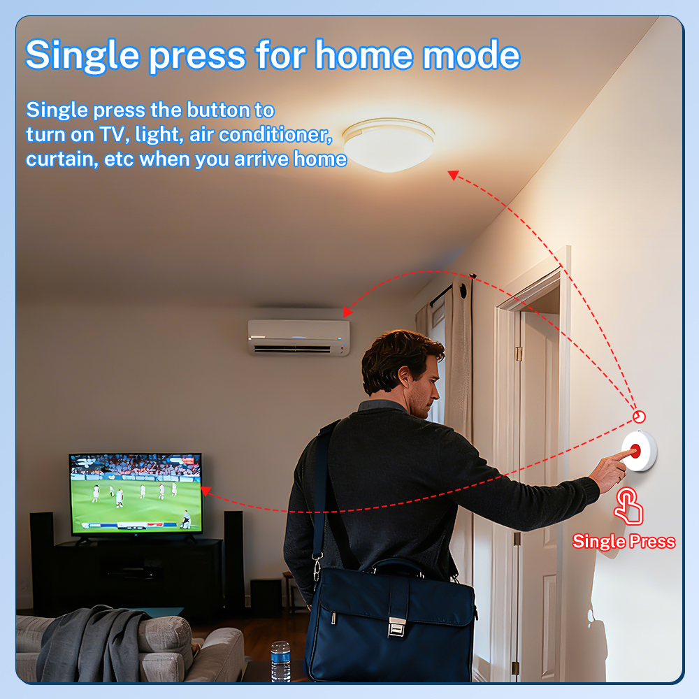 Tuya ZigBee Smart Button IP65  - Smart Home Switch ulasan dan harga