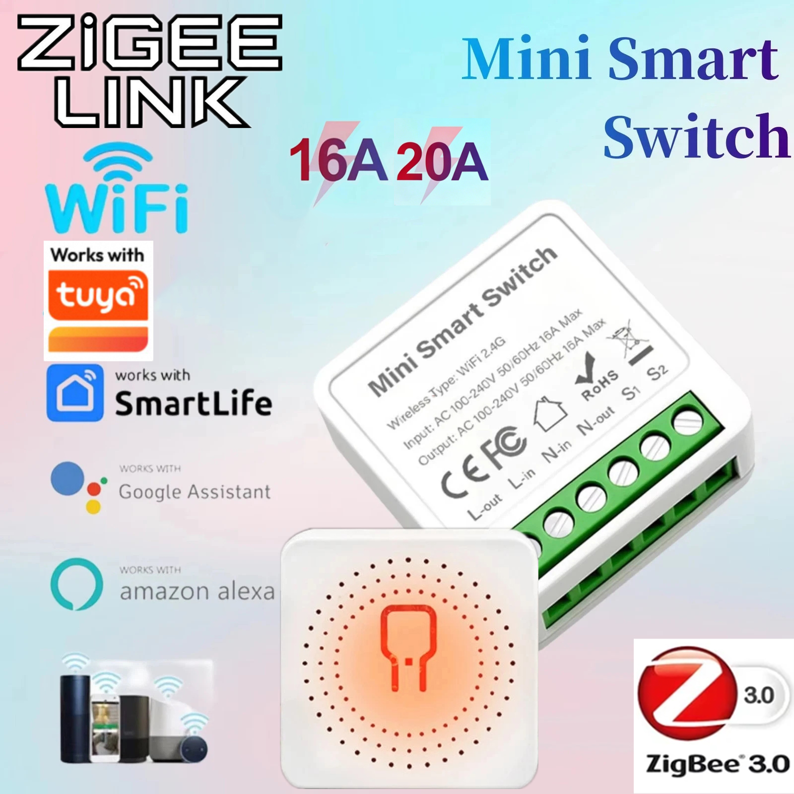 For Tuya Mini Smart WiFi Switc - Smart Home Solution ulasan dan harga