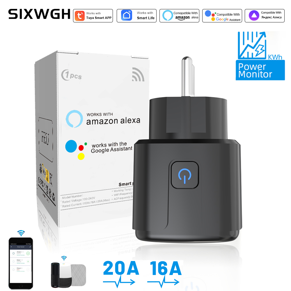 Tuya Smart Socket  WiFi Remote - Smart Energy Monitor ulasan dan harga