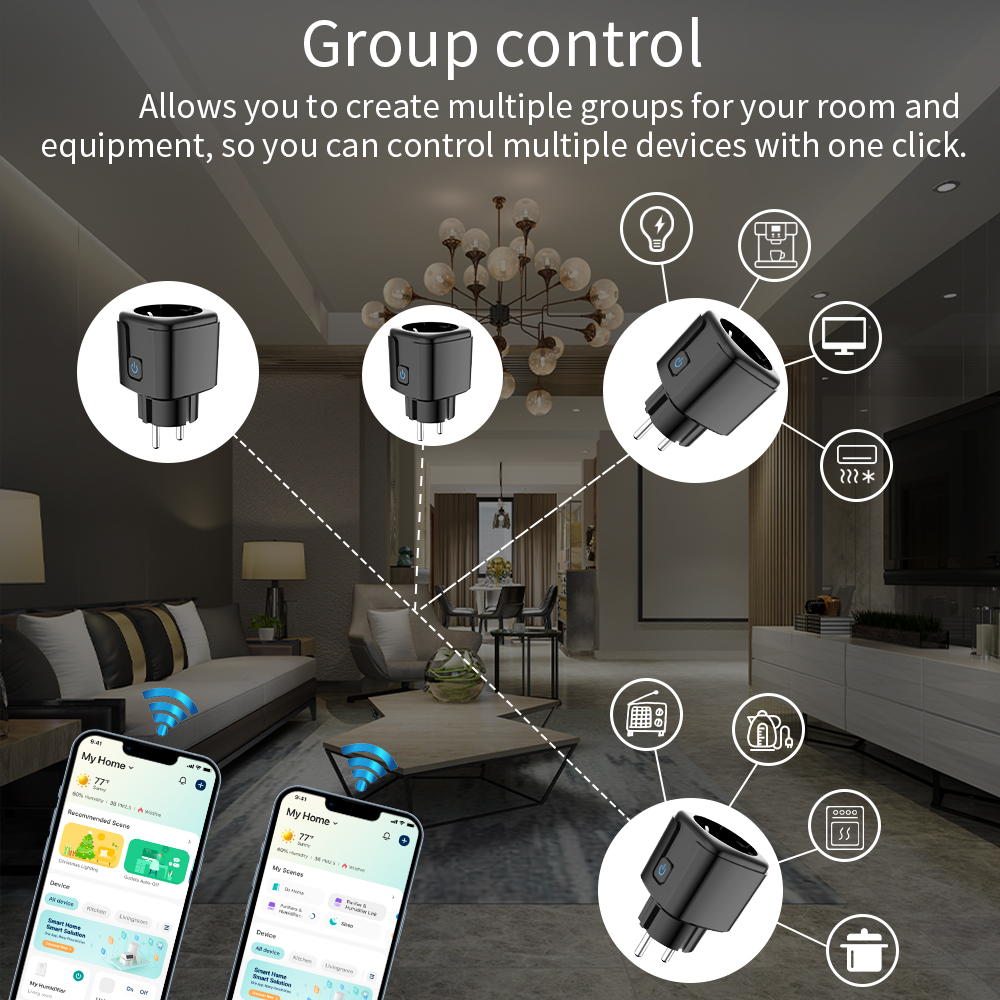 Tuya Smart Socket  WiFi Remote - Smart Energy Monitor ulasan dan harga