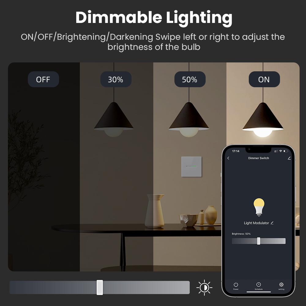 AVATTO WiFi 1/2 Gang Smart Dim - Smart Home Switch ulasan dan harga
