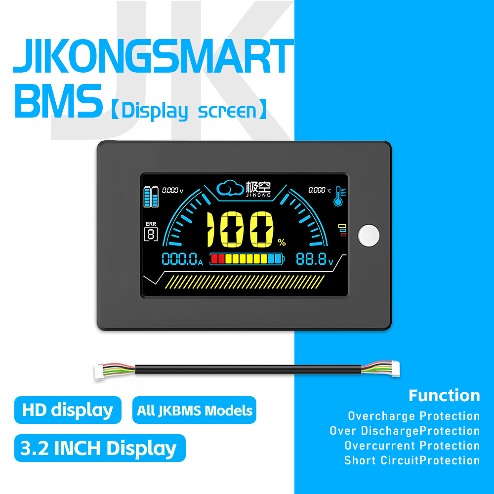 JK BMS LCD Display 3.2 Inch Sc - Smart Energy Monitor ulasan dan harga