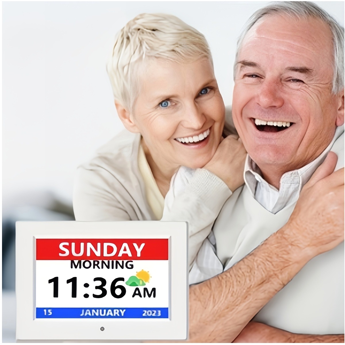 Smart Digital Wall Clock with  - Smart Home Icon ulasan dan harga