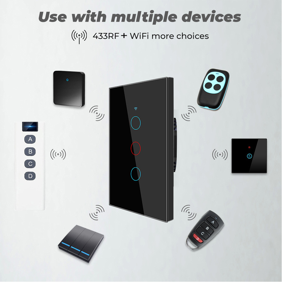 Tuya WiFi Touch Wall Smart Swi - Homesmart Online ulasan dan harga