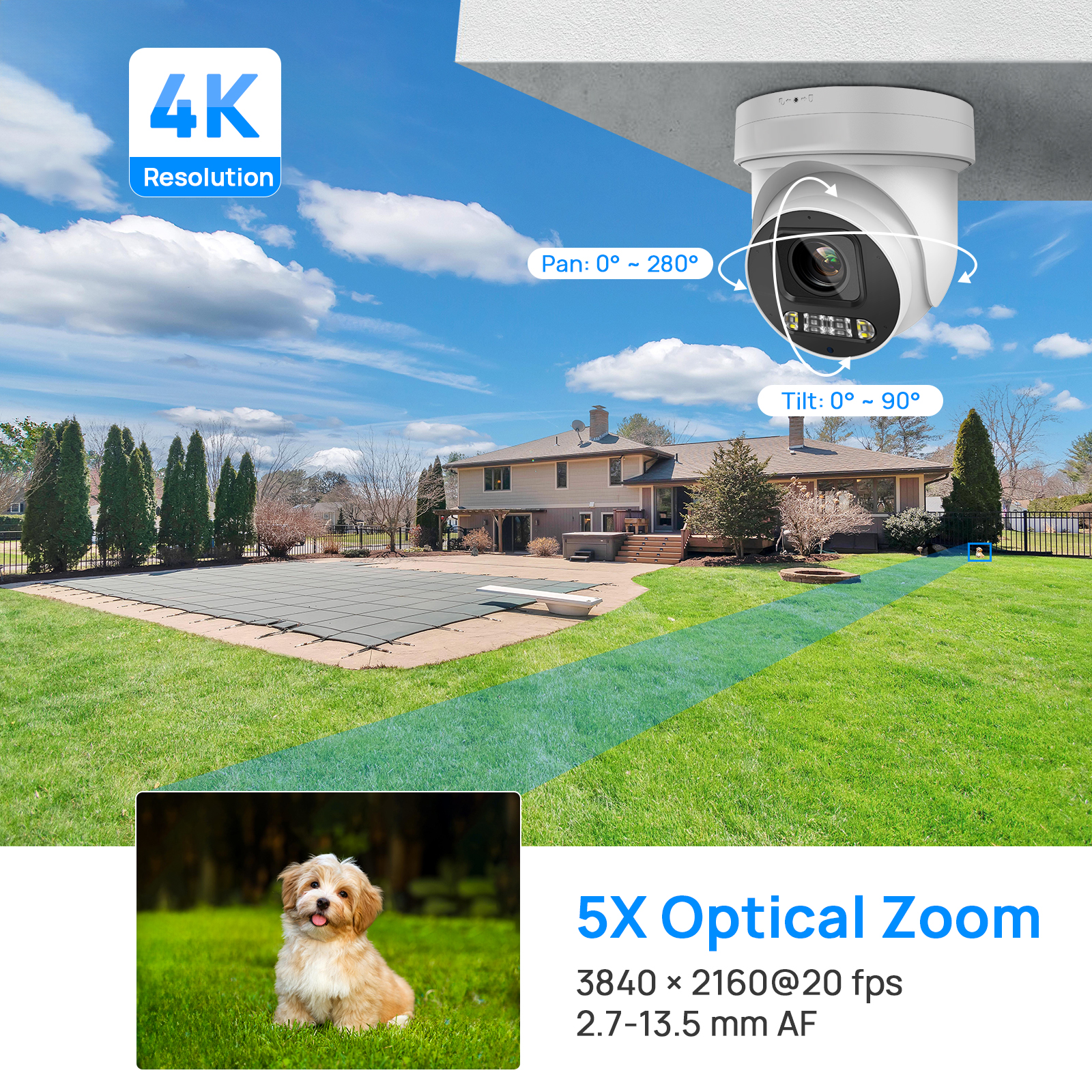 Vikylin PTZ 5X Optical Zoom 8M - Homesmart Online ulasan dan harga