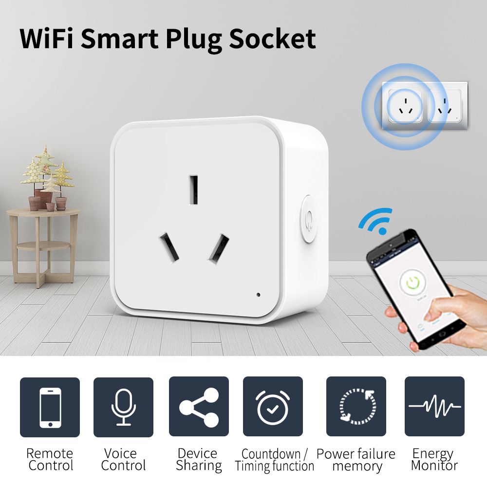 WiFi Tuya AU Standard Smart Pl - Smart Energy Monitor ulasan dan harga