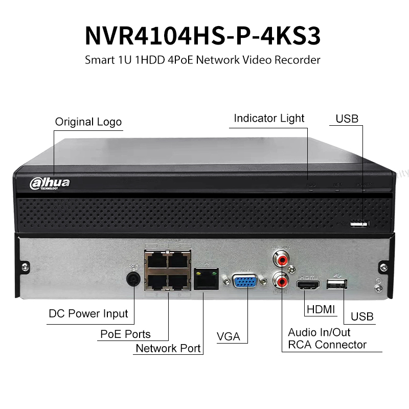 Dahua 4 8 POE 4K Network Video - Smart Home Microsoft ulasan dan harga