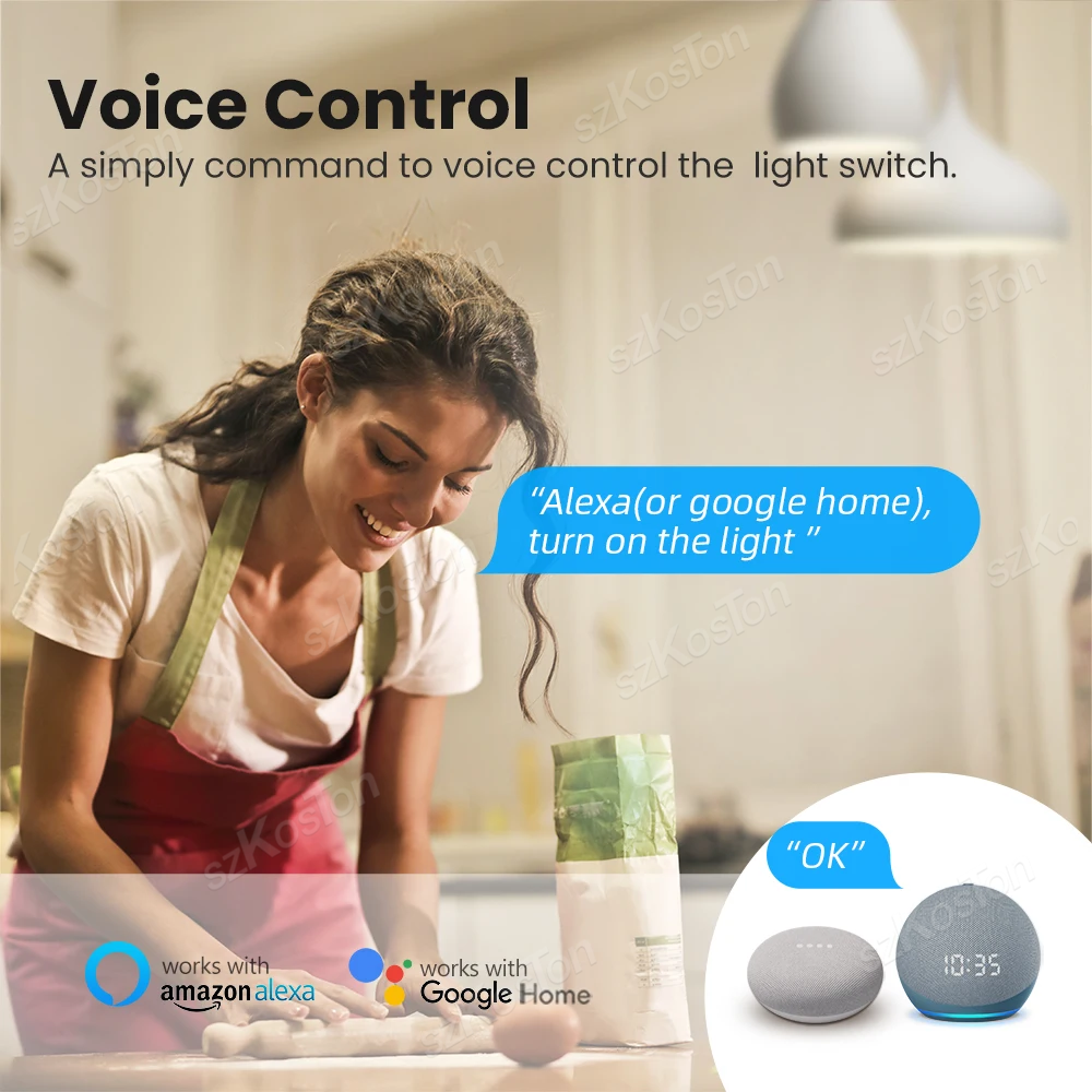16A Tuya WiFi Smart Switch Mod - Smart Home Switch ulasan dan harga