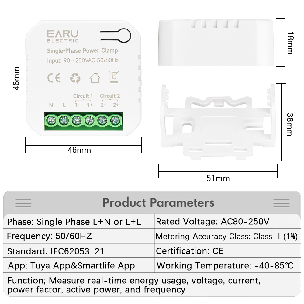 WiFi Zigbee Smart 2way Bilater - Smart Energy Monitor ulasan dan harga