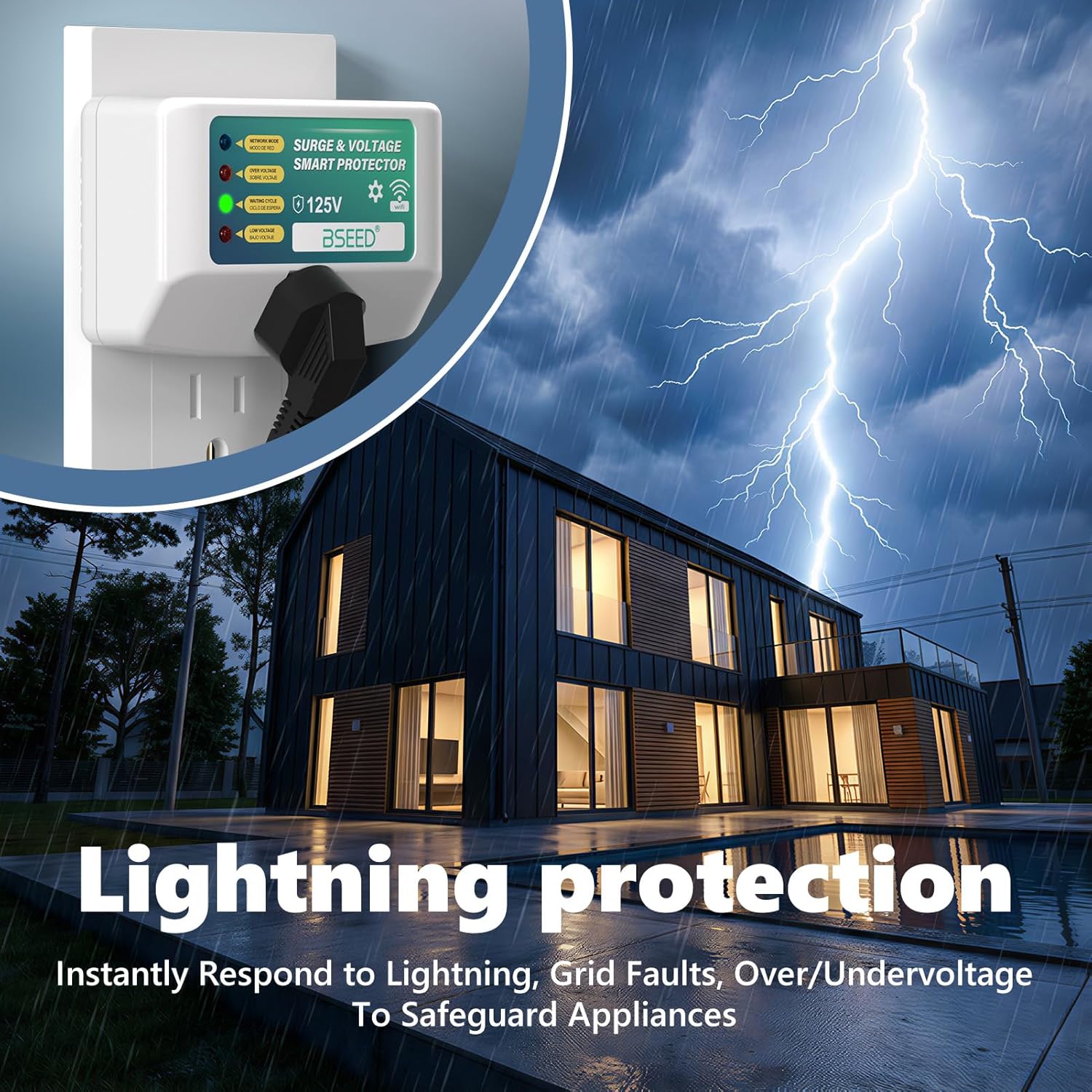 Smart WiFi Plug, Surge Protect - Smart Energy Monitor ulasan dan harga