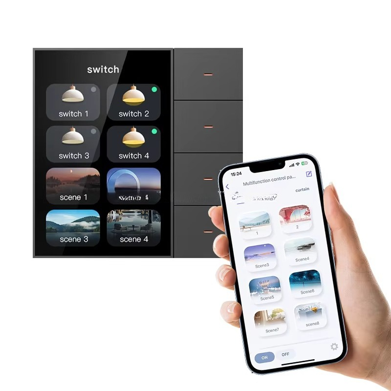 F3 Pro 3.5 Inch IPS Touch Pane - Smart Home Switch ulasan dan harga