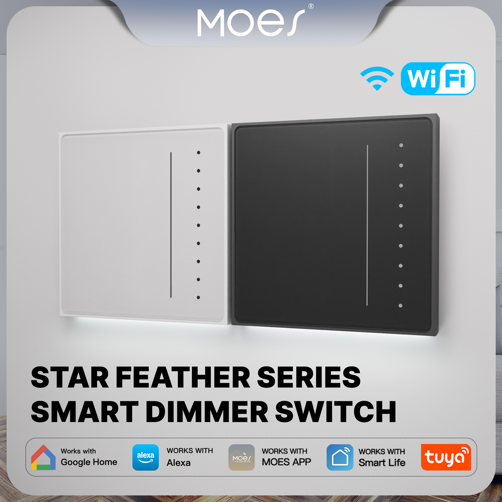 MOES Tuya WiFi/Zigbee Star Fea - Smart Home Switch ulasan dan harga